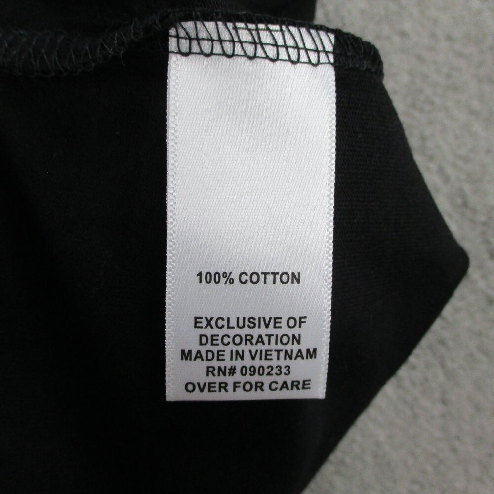 Fear of God Essentials Shirt Adult XL Black Crewneck Cotton Logo Tee NWT NEW - Picture 4 of 9
